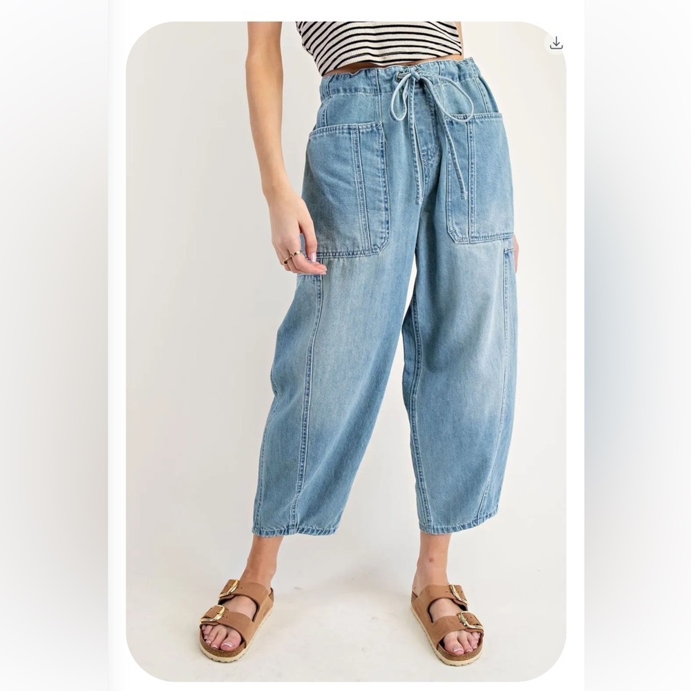 Eesome Drawstring Waist Pants